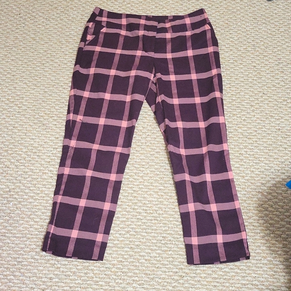 Pink and Purple Checkered Pants